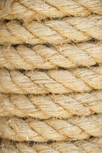 fondo de cuerda de cáñamo textura de cuerda de cáñamo cuerda de cáñamo grande agrupada - fotos de ahorcamiento fotografías e imágenes de stock