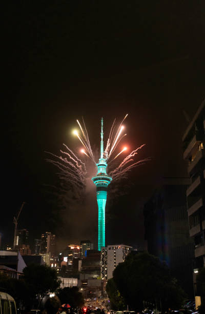 istock Auckland New Year's Eve fireworks from Sky Tower 1898920692