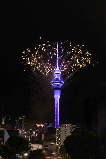 istock Auckland New Year's Eve fireworks from Sky Tower 1898921200