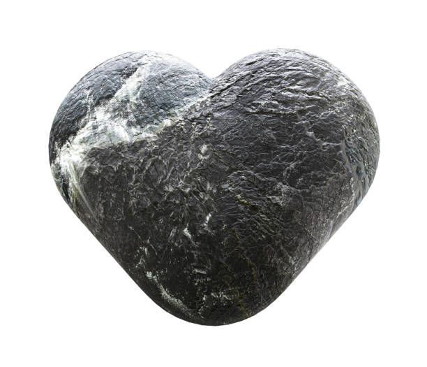 istock 3d rendering heart made of stone isolated on a white background 1899022643