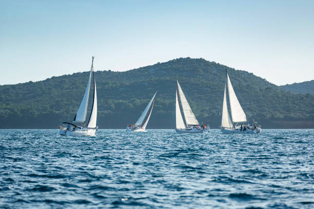 istock Sailboats on regatta 1899079334