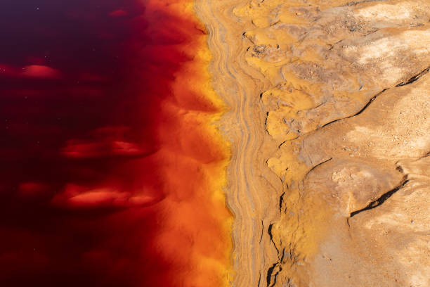 istock Rio Tinto, Andalusia, Spain. Red river with high natural mineral content 1899100655
