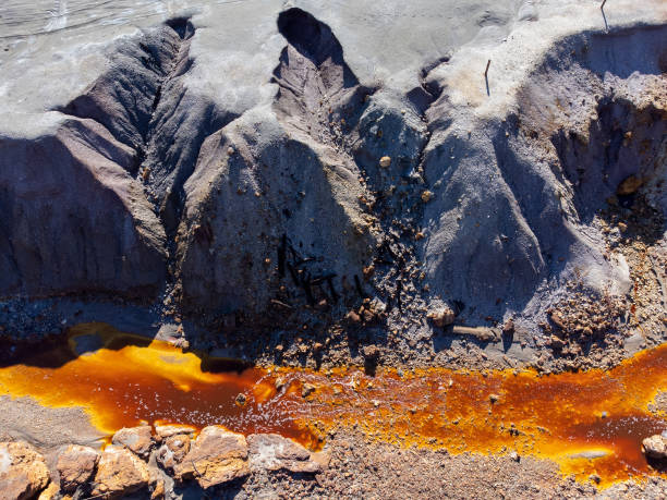istock Rio Tinto, Andalusia, Spain. Red river with high natural mineral content 1899104873