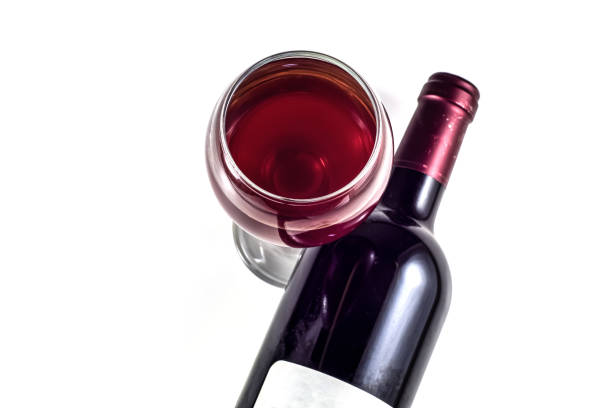 istock Glass and bottle of red wine. 1899108506