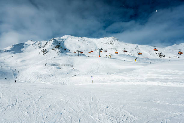 istock Skiers skiing at winter ski resort Soelden 1899122992