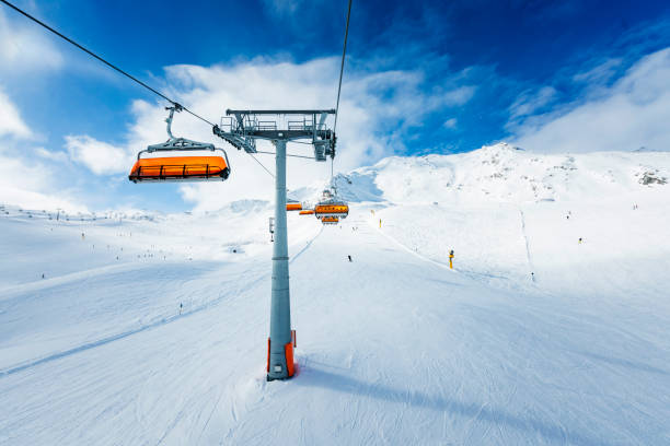istock Skiers skiing at winter ski resort Soelden 1899123514