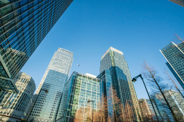 istock Skyscrapers in Canary Wharf, London, UK 1899132503