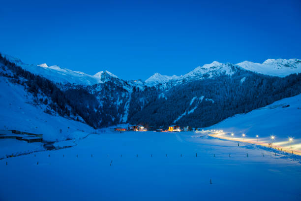 istock Winter ski resort Hintertux by dawn, Tirol, Austria 1899141969