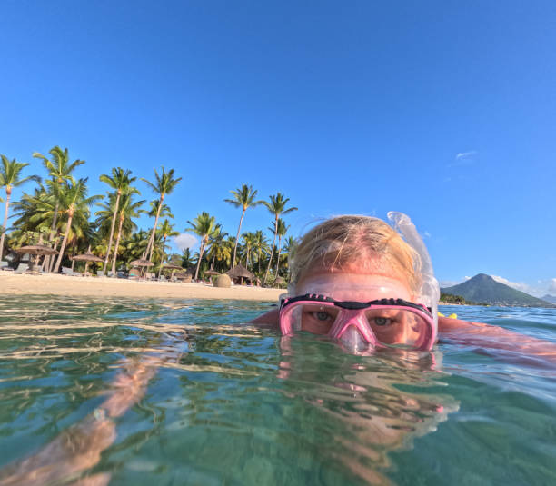Snorkelling in a tropical paradise