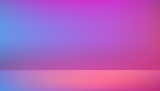 Studio background,Empty Room Background Pink,Orange,Blue Color Wall and Flooring.Studio Display Podium Template.Vector Banner Futuristic Neon for Product Present,Future Cyberspace concept