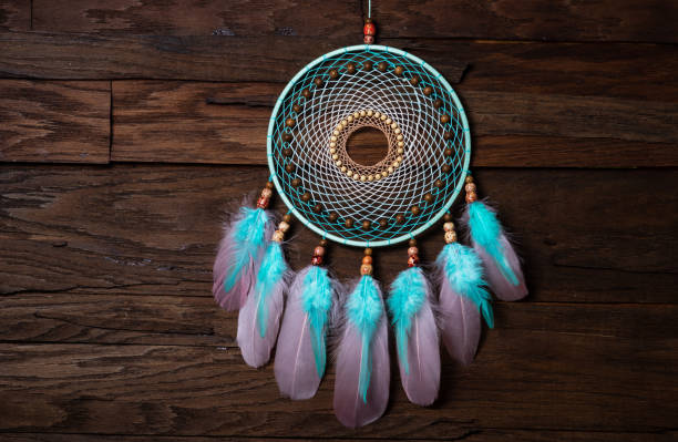istock Dreamcatcher on a wooden background 1899357531