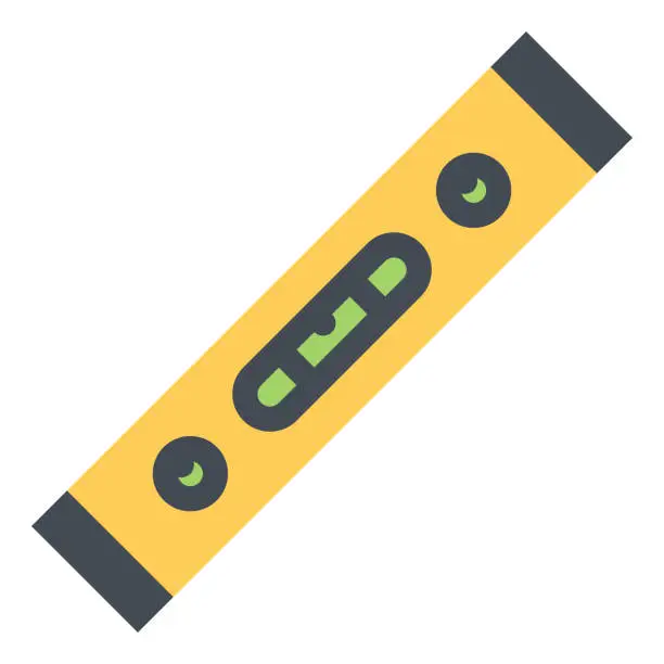 Vector illustration of design vector image icons torpedo level