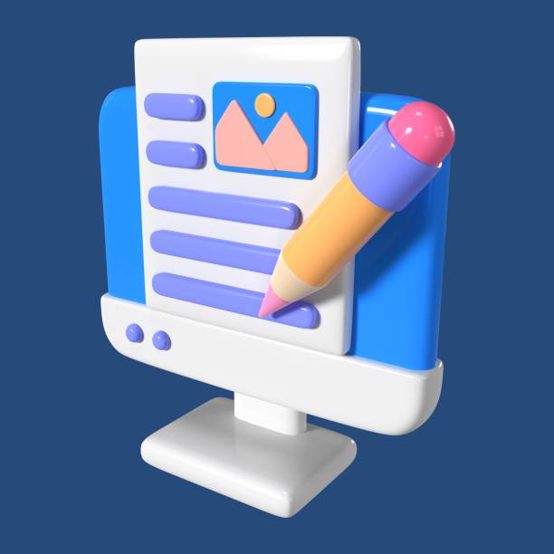 istock Blog 3D Illustration Icon 1899436881