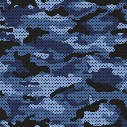 Vector camouflage pattern for clothing design.