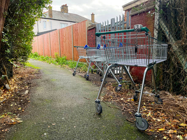 istock Abandoned shopping trolleys 1899605558