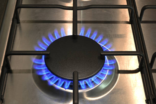 istock Gas Hob close up. Cooking concept 1899675086