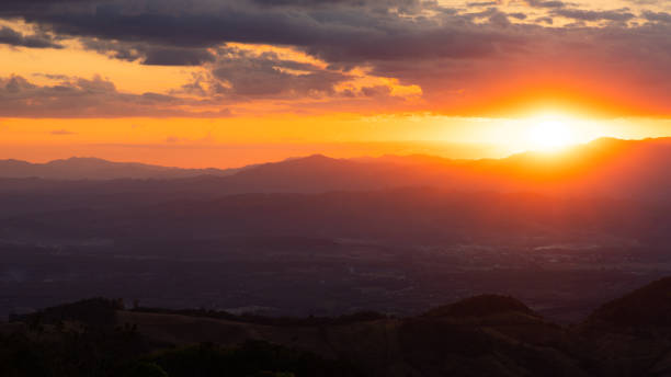 istock Beautiful sunset at Doi Samer Dao (Srinan National Park). 1899683397