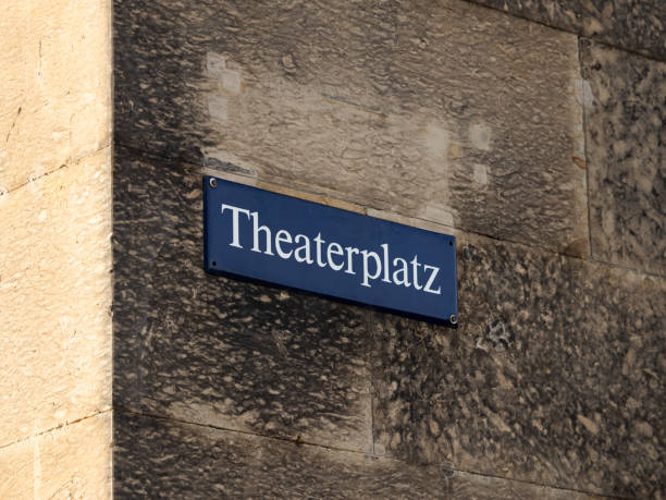 istock Theaterplatz Sign in Dresden, Germany 1899733875