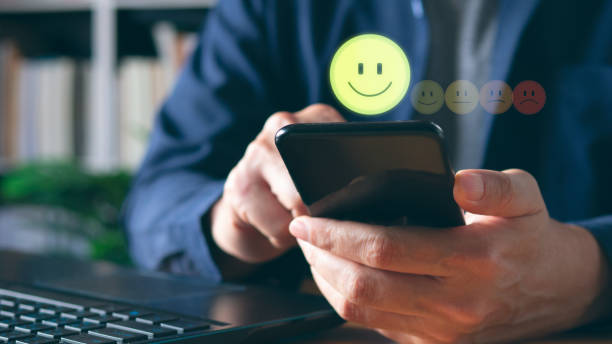 istock Online customer satisfaction and survey concept. 1899745827