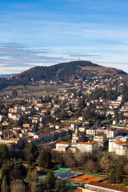 Photo of Panorama of Mont Denise from Rocher Corneille in Puy-en-Velay, Auvergne