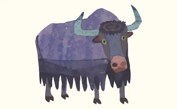 Vector illustration of Buffalo