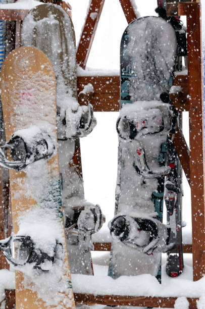 It's a snowy day in Alp D'Huez