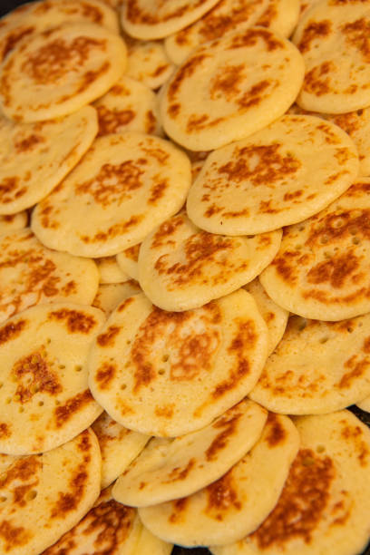 istock Close up Cocktail Blinis or mini blinis 1900094532