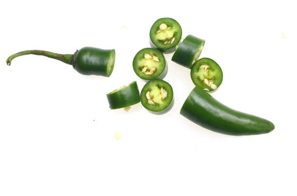 istock Green serrano peppers and chopped 1900095051