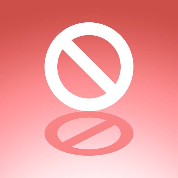 istock No symbol. Prohibition sign. Ban icon. Forbidden sign. 1900134069