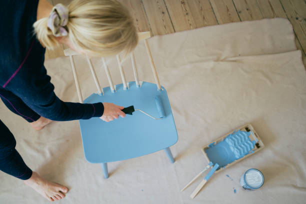 istock DIY project - restoring a scandinavian design chair at home 1900179448