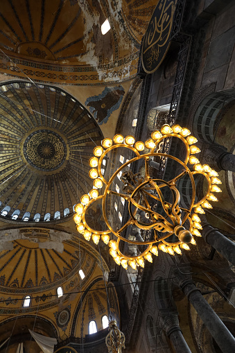 13-12-2023 Istanbul-Türkiye: Hagia Sophia Mosque in Sultanahmet square