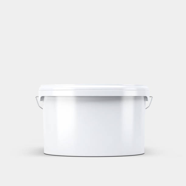 istock White Plastic Paint Bucket Mockup Isolated on Background 3D Rendering 1900523055