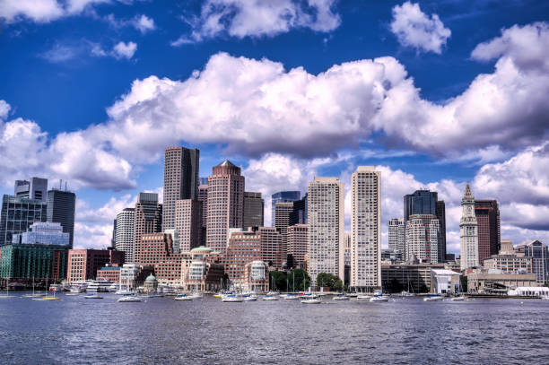 istock Boston, Massachusetts skyline from Boston Harbor 1900667675