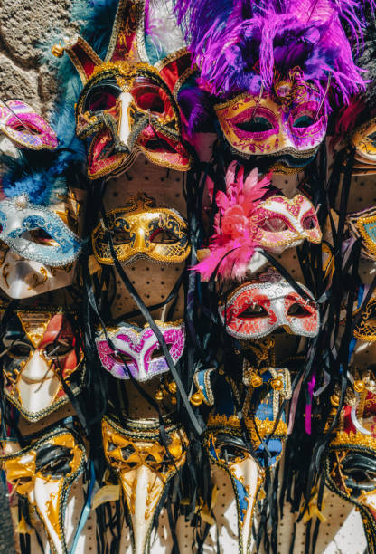 istock Colorful carnival masks in Venice, Italy 1900845127