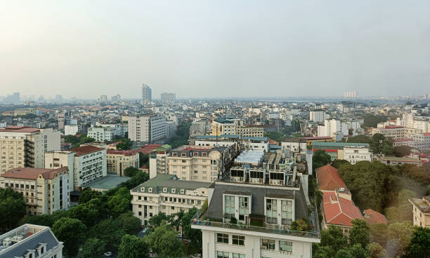 istock Vietnam, Hanoi, city view from above- 1901217589