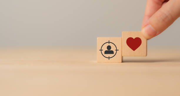 istock Personalization in CRM, marketing concept. Personalized marketing for increasing customer loyalty, engagement and satisfaction. Build strong relationships and create a competitive advantage. 1901223335