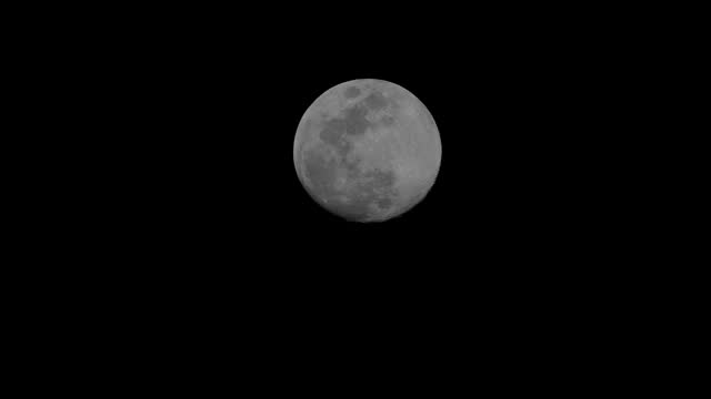 Full Moon Time-lapse 4K Resolution