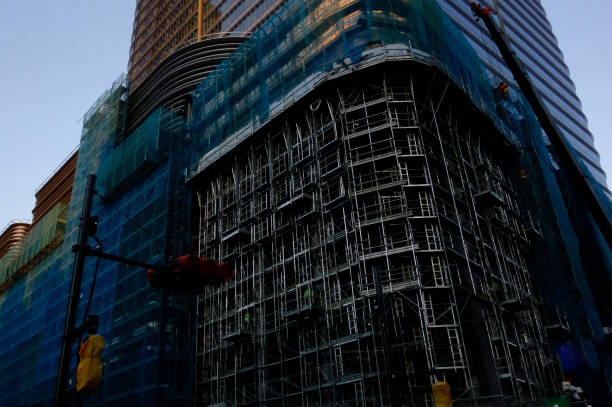 istock Latest intelligent building rebar assembly 1901502823
