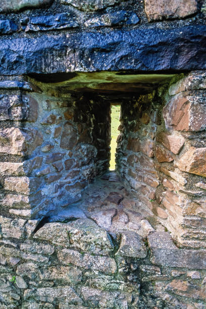 istock Arrowslits in an old castle wall 1901544661