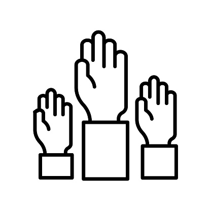 Participation icon in vector. Logotype