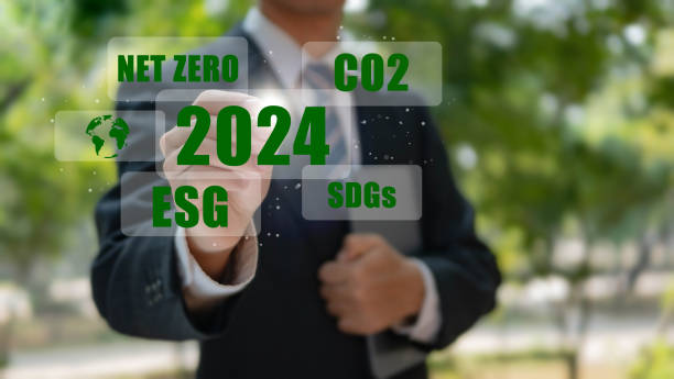 istock New Goals,Year 2024. ESG, Co2, SDGs, and Net Zero Concept. World Environment.Sustainable corporation development. long-term sustainability and societal impact 1901581049