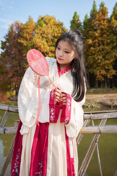 istock Beautiful woman wearing Chinese Hanfu 1901650593