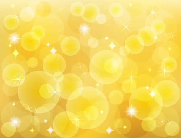 Vector illustration of golden glitter background