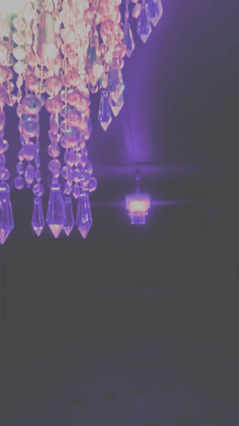 istock Purple chandelier closeup 1901813562