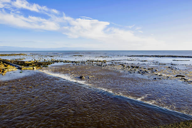 New year horizons at Scalby Mills, Scarborough.