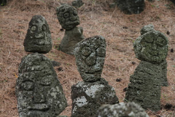 istock a stone statue of Jeju Island 1901958763