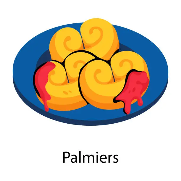 Vector illustration of Palmiers