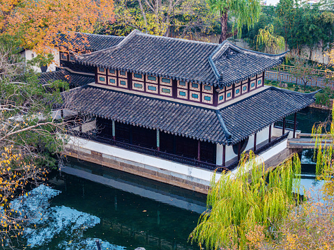 Humble Administrator's Garden, Suzhou, Jiangsu, China. Chinese classical gardens.