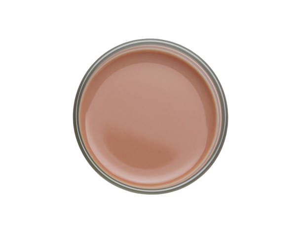 istock Chocolate milk  in glass isolated on white background.  with Clipping path.Top view. 1902055110