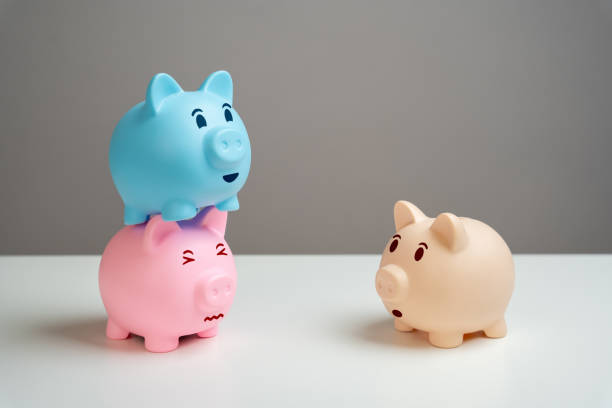 istock The husband is financially exploiting his wife. Problems in relationships. Domestic violence. Psychological help. Unemployed spouse. Parasitism 1902063579